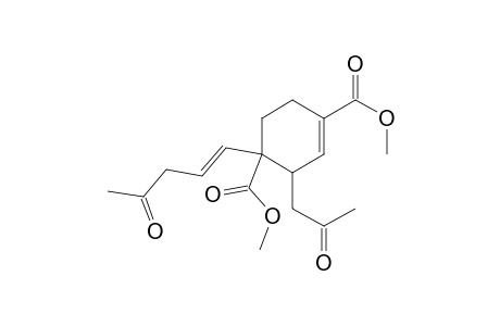 Dimethyl 4-(4-oxo-1-pentenyl)-3-(2-oxopropyl)-1-cyclohexene-1,4-dicarboxylate