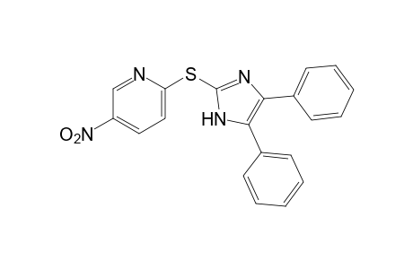 2-[(4,5-diphenylimidazol-2-yl)thio]-5-nitropyridine