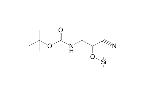 Butyronitrile, 2-(trimethylsilyloxy)-(3S)-(t-butoxycarbonyl)amino-