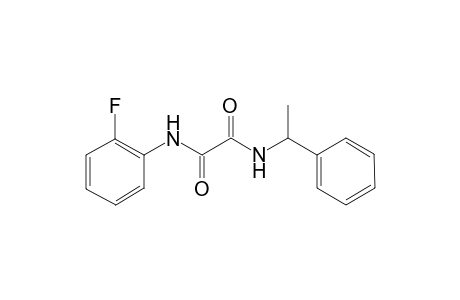 N-(2-fluorophenyl)-N'-(1-phenylethyl)ethanediamide