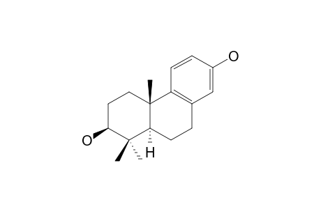 ISOLOPHANTHIN-C;(3-BETA)-PODOCARPA-8,11,13-TRIENE-3,13-DIOL