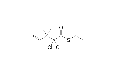 2,2-dichloro-3,3-dimethyl-4-pentenethioic acid S-ethyl ester