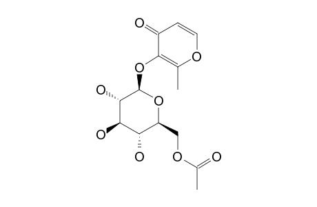 MALTOL-(6-O-ACETYL)-BETA-D-GLUCOPYRANOSIDE