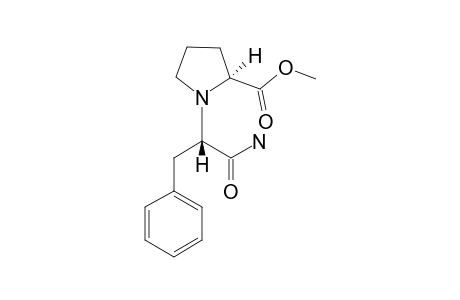 METHYL-(2S,1S)-1-(1-CARBAMOYL-3-PHENYL-1-ETHYL)-PYRROLIDINE-2-CARBOXYLATE