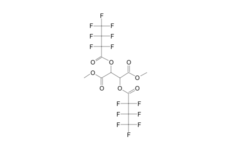 (2R,3R)-2,3-Dihydroxybutanedioic acid, dimethyl ester, bis(heptafluorobutyrate)