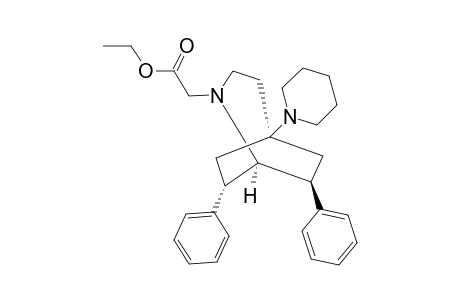 (7RS,8RS)-(+/-)-ETHYL-2-(7,8-DIPHENYL-5-PIPERIDINO-2-AZABICYCLO-[3.2.2]-NON-2-YL)-ACETATE