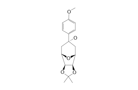 EXO-6,EXO-7-ISOPROPYLIDENEDIOXY-3-(4-METHOXYPHENYL)-8-OXABICYCLO-[3.2.1]-OCTAN-ENDO-3-OL