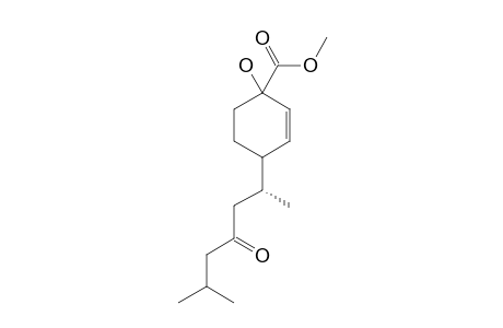 METHYL-1-HYDROXY-4-[1(S),5-DIMETHYL-3-OXOHEXYL]-2-CYCLOHEXENE-1-CARBOXYLATE