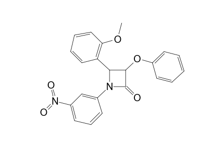 4-(2-Methoxyphenyl)-1-(3-nitrophenyl)-3-phenoxy-azetidin-2-one