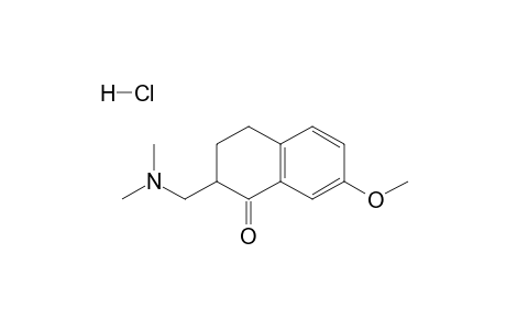 2-(Dimethylaminomethyl)-7-methoxy-1-tetralone - hydrochloride