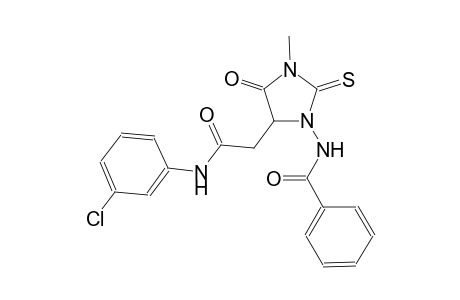 N-[5-[2-(3-chloroanilino)-2-keto-ethyl]-4-keto-3-methyl-2-thioxo-imidazolidin-1-yl]benzamide