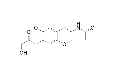 2C-P-M (oxo-HO-N-acetyl-) isomer 2 MS2