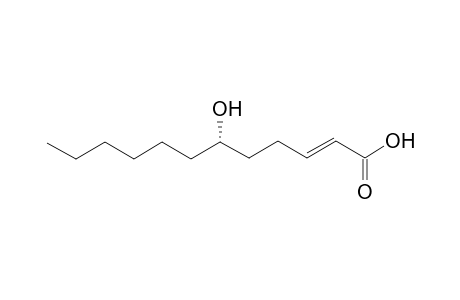 (S)-6-hydroxy-trans-2-dodecenoic acid