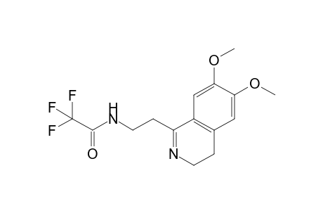 N-[2-(6,7-dimethoxy-3,4-dihydroisoquinolin-1-yl)ethyl]-2,2,2-trifluoro-acetamide