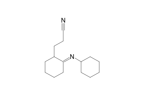 Cyclohexanepropionitrile, 2-(cyclohexylimino)-
