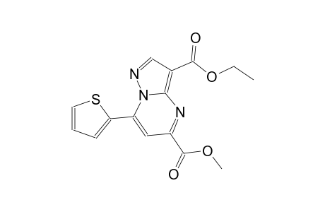 3-ethyl 5-methyl 7-(2-thienyl)pyrazolo[1,5-a]pyrimidine-3,5-dicarboxylate