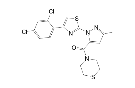 4-({1-[4-(2,4-dichlorophenyl)-1,3-thiazol-2-yl]-3-methyl-1H-pyrazol-5-yl}carbonyl)thiomorpholine