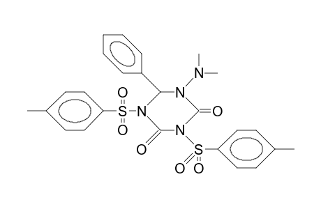 5-Dimethylamino-6-phenyl-1,3-bis(4-tosyl)-hexahydro-1,3,5-triazine-2,4-dione