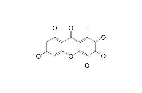 ANOMALIN-B;2,3,4,6,8-PENTAHYDROXY-1-METHYLXANTHONE