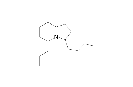 (5Z,9E)-5-Propyl-3-butylindolizidine