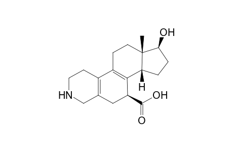 (6aS,9bR,7S,10S)-7-Hydroxy-6a-methyl-2,3,4,5,6,6a,7,8,9,9a,10,11-dodecahydro-1H-indeno[5,4-f]isoquinolone-10-carboxylic acid