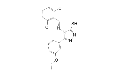 4-{[(E)-(2,6-dichlorophenyl)methylidene]amino}-5-(3-ethoxyphenyl)-4H-1,2,4-triazole-3-thiol