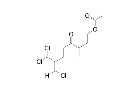 (7E)-1-(Acetoxy)-8-chloro-7-(dichloromethyl)-3-methyloct-7-en-4-one