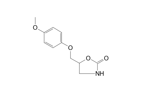 5-(p-methoxyphenoxymethyl)-2-oxazolidinone