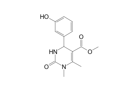 4-(3-Hydroxy-phenyl)-1,6-dimethyl-2-oxo-1,2,3,4-tetrahydro-pyrimidine-5-carboxylic acid methyl ester