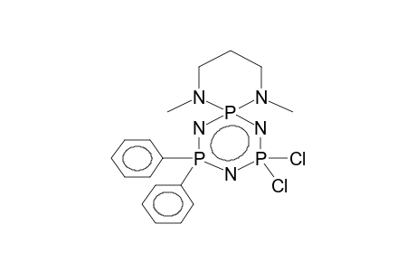 SPIRO[4,4-DIPHENYL-6,6-DICHLOROCYCLOTRIPHOSPHAZENE-2,2'-(1',3'-DIMETHYL-1',3',2'-DIAZAPHOSPHORINANE)]