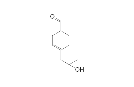 (+/-)-4-(2'-hydroxy-2'-methylpropyl)-3-cyclohexene-1-carbaldehyde