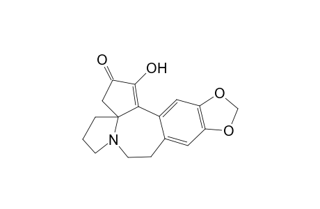 DESMETHYLCEPHALOTAXINONE;5,6,8,9-TETRAHYDRO-1-HYDRO-4H-CYClOPENTA-[A]-[1,3]-DIOXOLO-[4,5-H]-PYRROLO-[2,1-B]-[3]-BENZAEPIN-2-(3H)-ONE