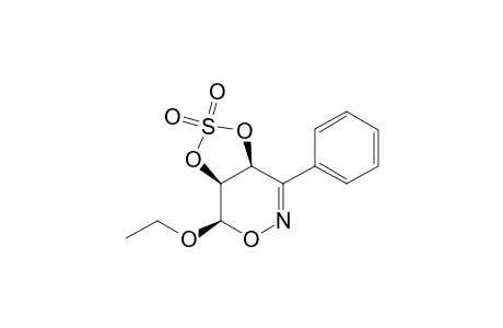 7-Ethoxy-3a,5,6a,7-tetrahydro-5,5-dioxo-3-phenyldioxathiolan[4,5-d]-1,2-oxazine