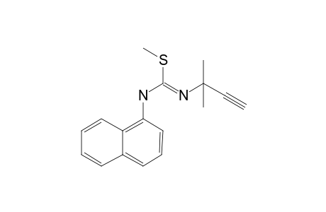 Isothiourea, 2-methyl-3-(1,1-dimethyl-2-propynyl)-1-(1-naphtyl)-