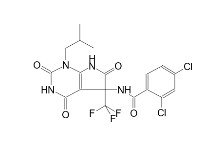 2,4-dichloro-N-[1-isobutyl-2,4,6-trioxo-5-(trifluoromethyl)-2,3,4,5,6,7-hexahydro-1H-pyrrolo[2,3-d]pyrimidin-5-yl]benzamide