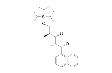 (1S,2S,4S)-5-TRIISOPROPYLSILYLOXY-2,4-DIMETHYL-1-HYDROXY-1-(1-NAPHTHYL)-3-PENTANONE