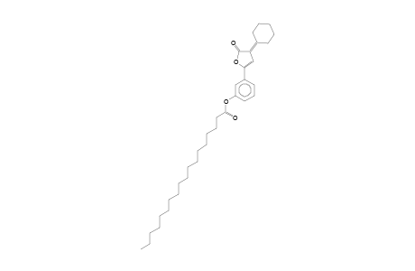 3-(4-Cyclohexylidene-5-oxo-4,5-dihydro-2-furanyl)phenyl stearate