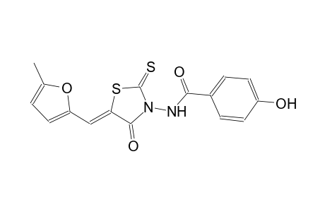 benzamide, 4-hydroxy-N-[(5Z)-5-[(5-methyl-2-furanyl)methylene]-4-oxo-2-thioxothiazolidinyl]-