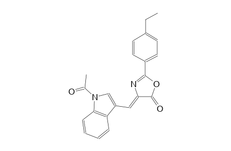 (4Z)-4-[(1-acetyl-1H-indol-3-yl)methylene]-2-(4-ethylphenyl)-1,3-oxazol-5(4H)-one