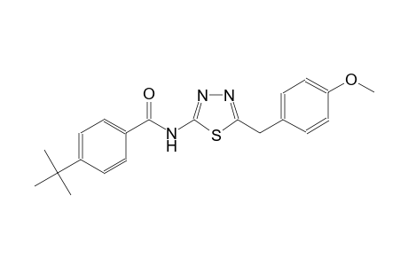 4-tert-butyl-N-[5-(4-methoxybenzyl)-1,3,4-thiadiazol-2-yl]benzamide