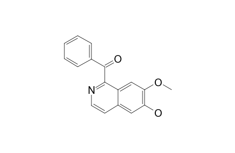 1-BENZOYL-6-HYDROXY-7-METHOXY-ISOQUINOLINE