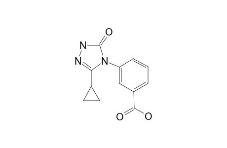 3-CYCLOPROPYL-4-(3-CARBOXYPHENYL)-4,5-DIHYDRO-1H-1,2,4-TRIAZOL-5-ONE