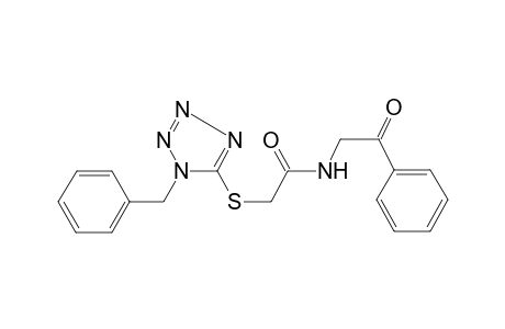 2-(1-Benzyl-1H-tetrazol-5-ylsulfanyl)-N-(2-oxo-2-phenyl-ethyl)-acetamide