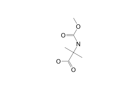 2-((Methoxycarbonyl)amino)-2-methylpropanoic acid