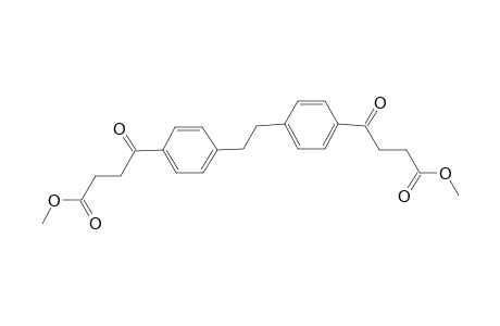 Butanoic acid, 4-[2-[4-(4-methoxy-1,4-dioxobutyl)phenyl]ethylphenyl]-, methyl ester