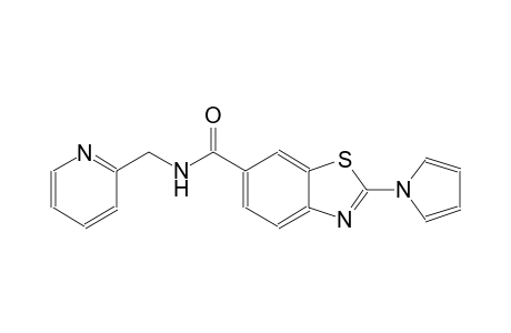 6-benzothiazolecarboxamide, N-(2-pyridinylmethyl)-2-(1H-pyrrol-1-yl)-