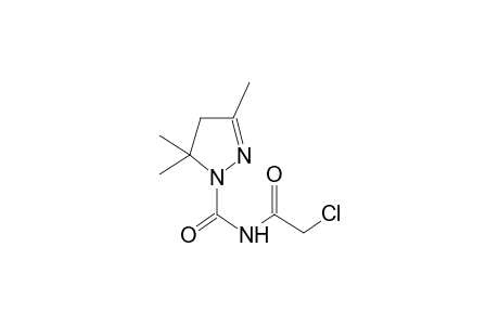 1-CHLOROACETYLAMINOCARBONYL-3,5,5-TRIMETHYL-2-PYRAZOLINE