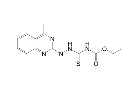 Ethyl N-[[methyl-(4-methylquinazolin-2-yl)amino]carbamothioyl]carbamate