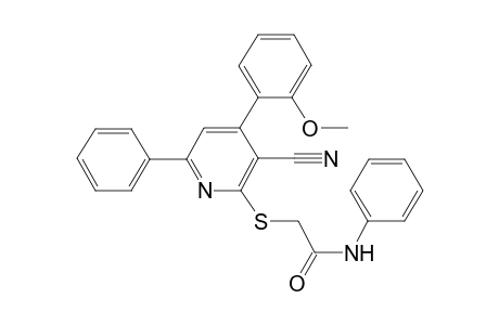 acetamide, 2-[[3-cyano-4-(2-methoxyphenyl)-6-phenyl-2-pyridinyl]thio]-N-phenyl-