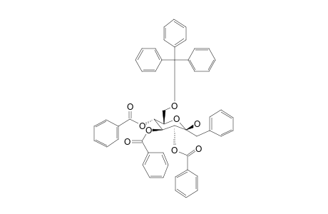 Benzyl 2,3,4-tri-o-benzoyl-6-o-trityl-.beta.-D-glucoside